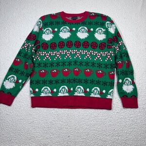 Alex Stevens Mens Hail Santa Fairisle Ugly Christmas Sweater Size XXL Holiday